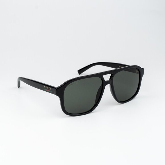 Gucci Men Sunglasses Black Pilot GG1856S 001 NEW AUTHENTIC - Picture 3 of 11